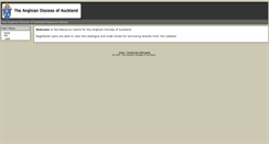 Desktop Screenshot of library.auckanglican.org.nz