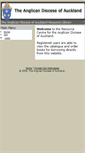 Mobile Screenshot of library.auckanglican.org.nz